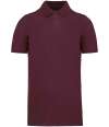 KB2025 K2025 Kariban Organic 180 Piqué Polo Shirt Wine colour image